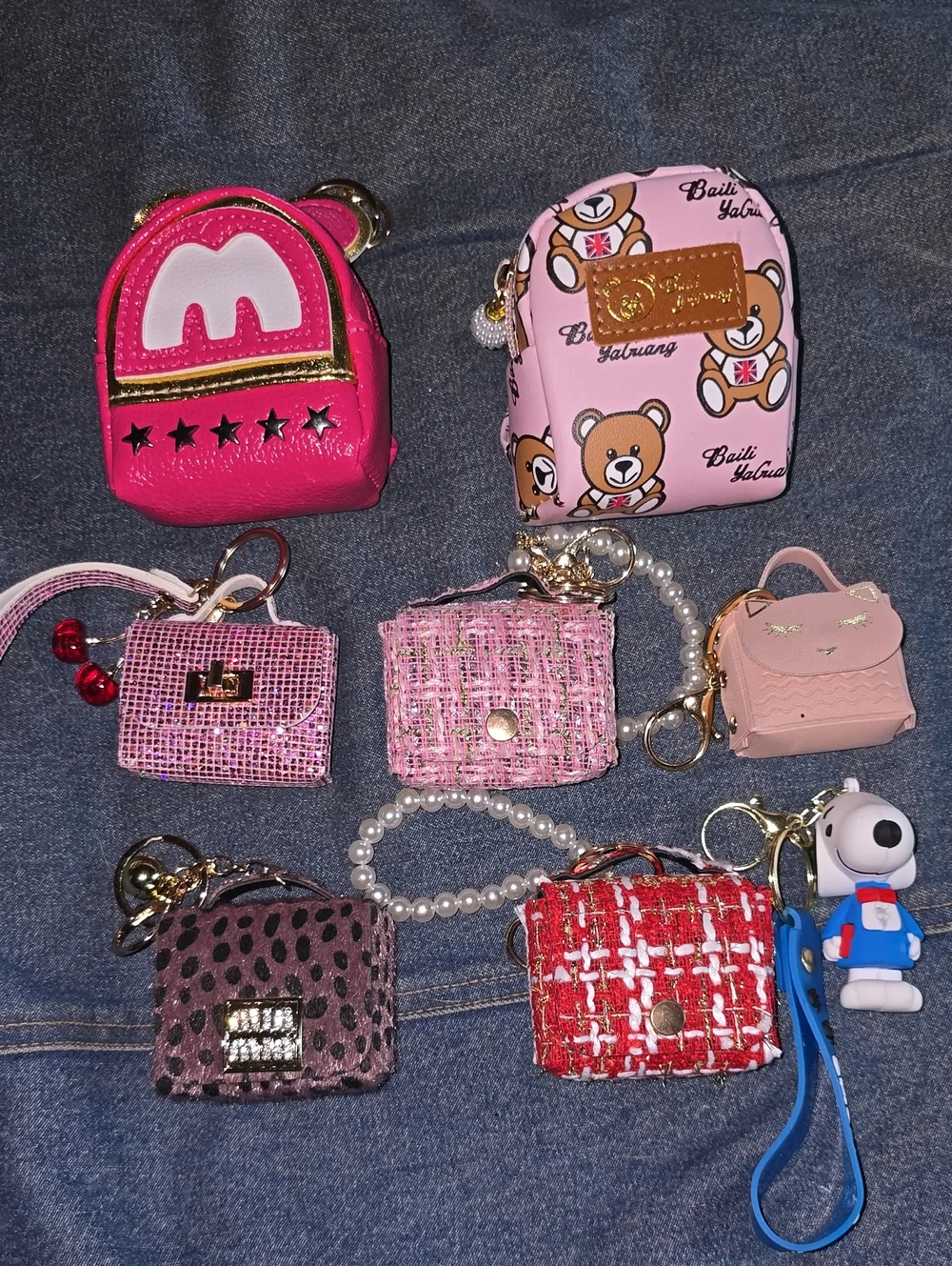 NWT Mini Purse Keychain Collection